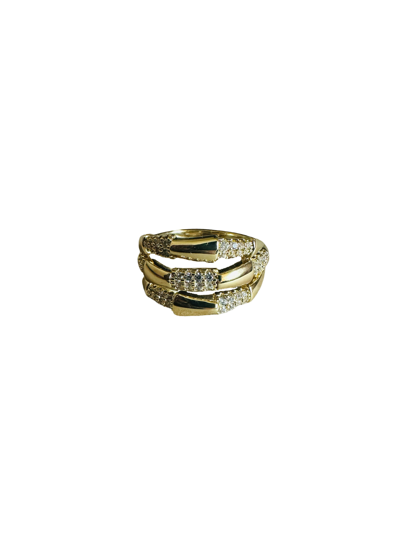 Daisy | Bague en plaqué or 18K