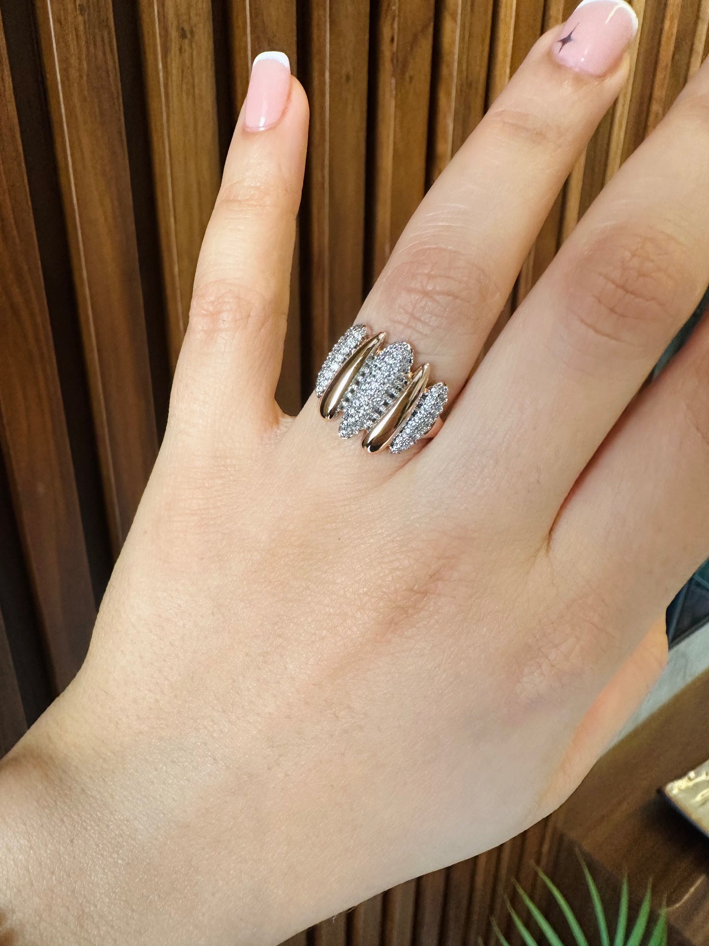 Bubble | Bague en plaqué or 18K