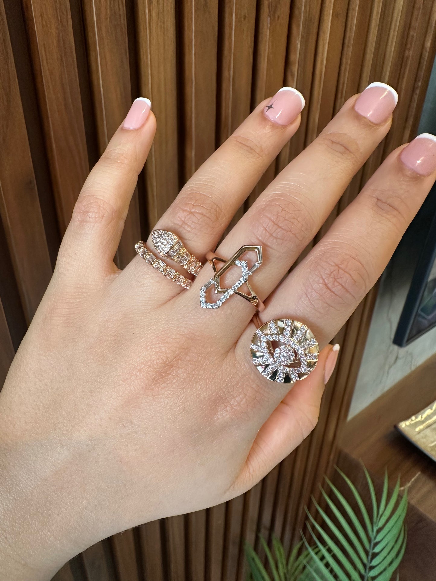 snake | Bague en plaqué or 18K