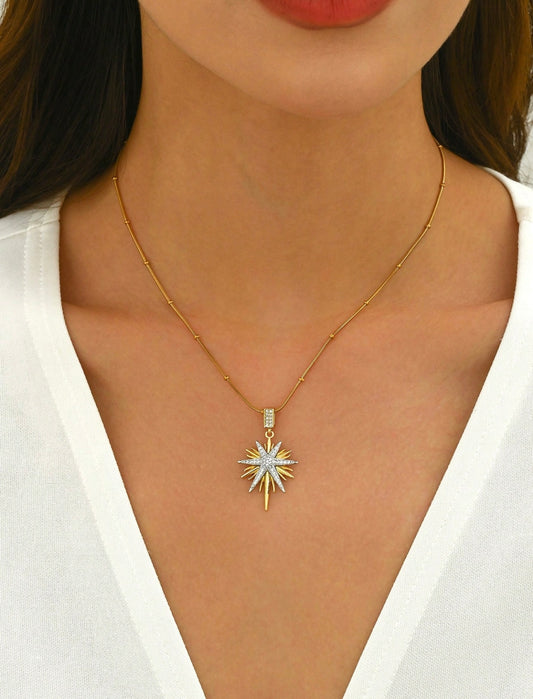 Star | Collier en acier inoxydable