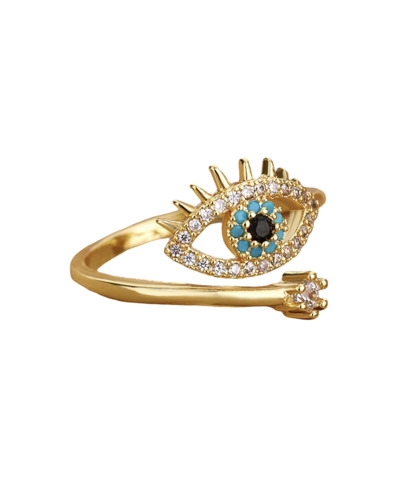Evil Eye | Bague en acier inoxydable