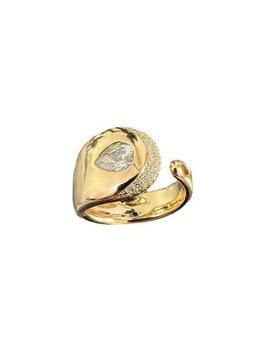Elise | Bague en plaqué or 18K