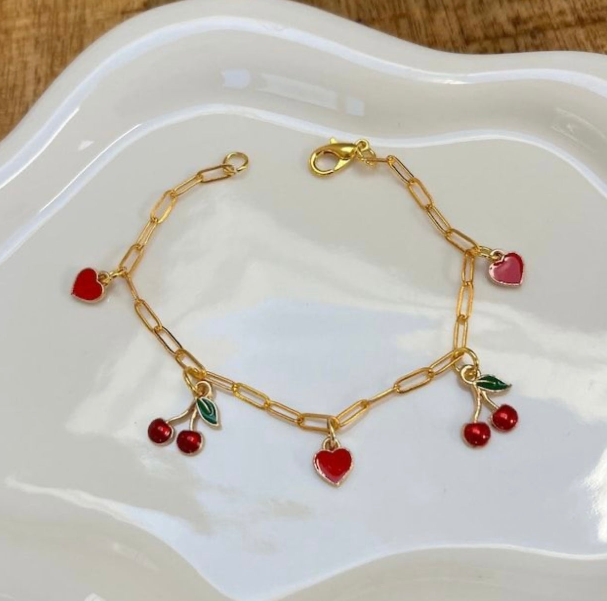 Paper Clip Chaine bracelet