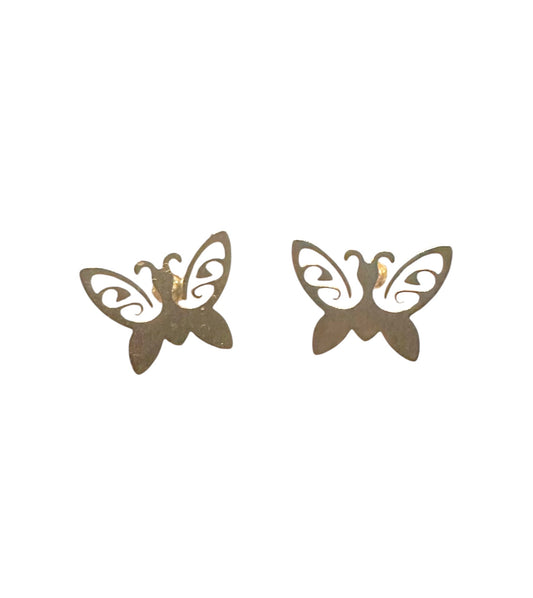 Butterfly Stud | Boucles en acier inoxydable