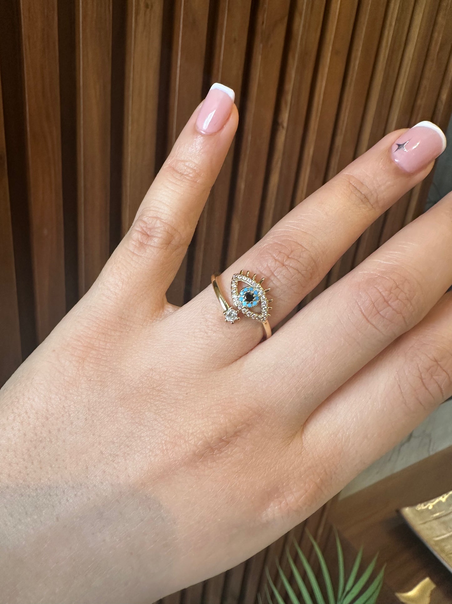 Evil Eye | Bague en acier inoxydable