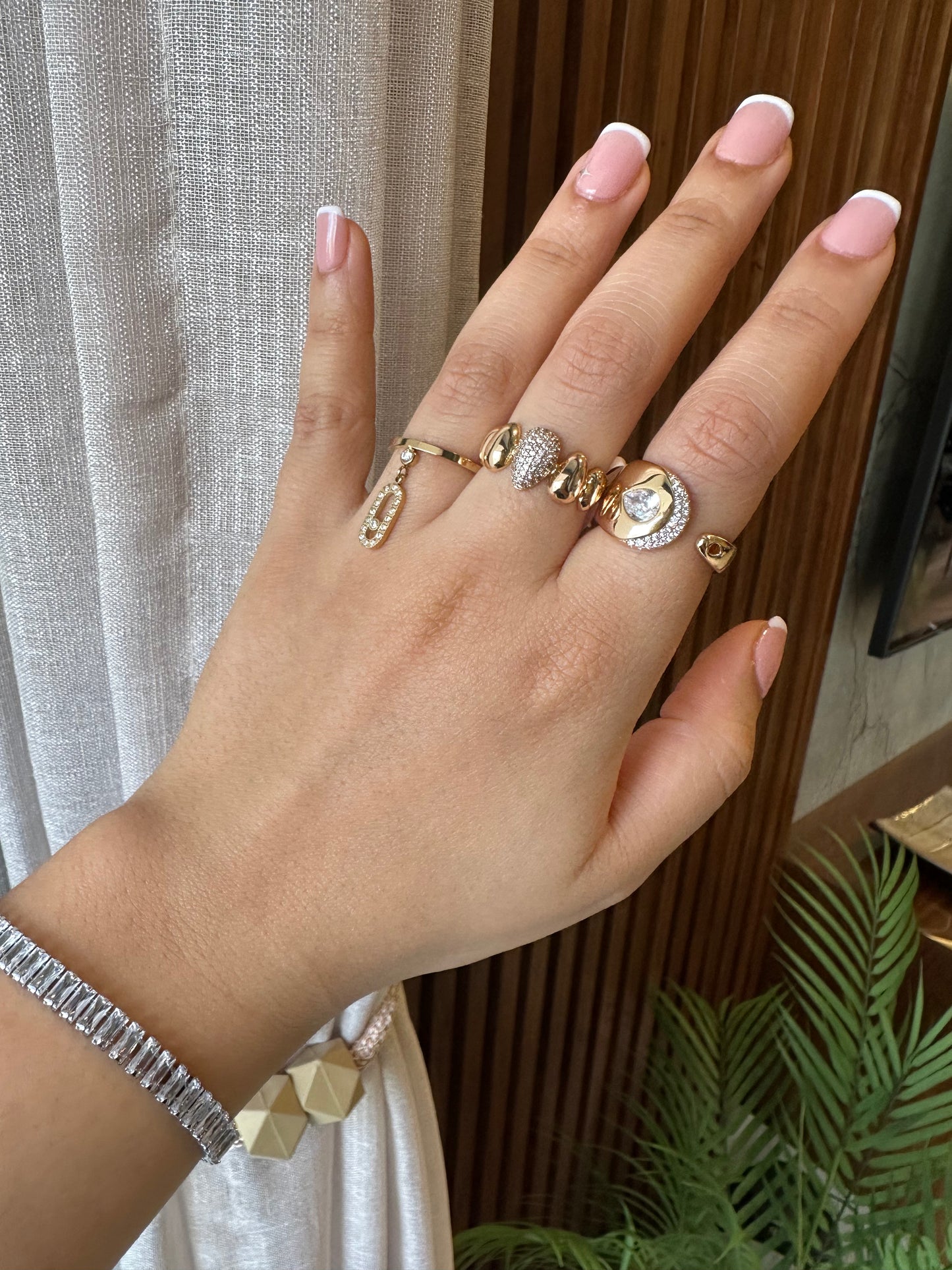 Elise | Bague en plaqué or 18K